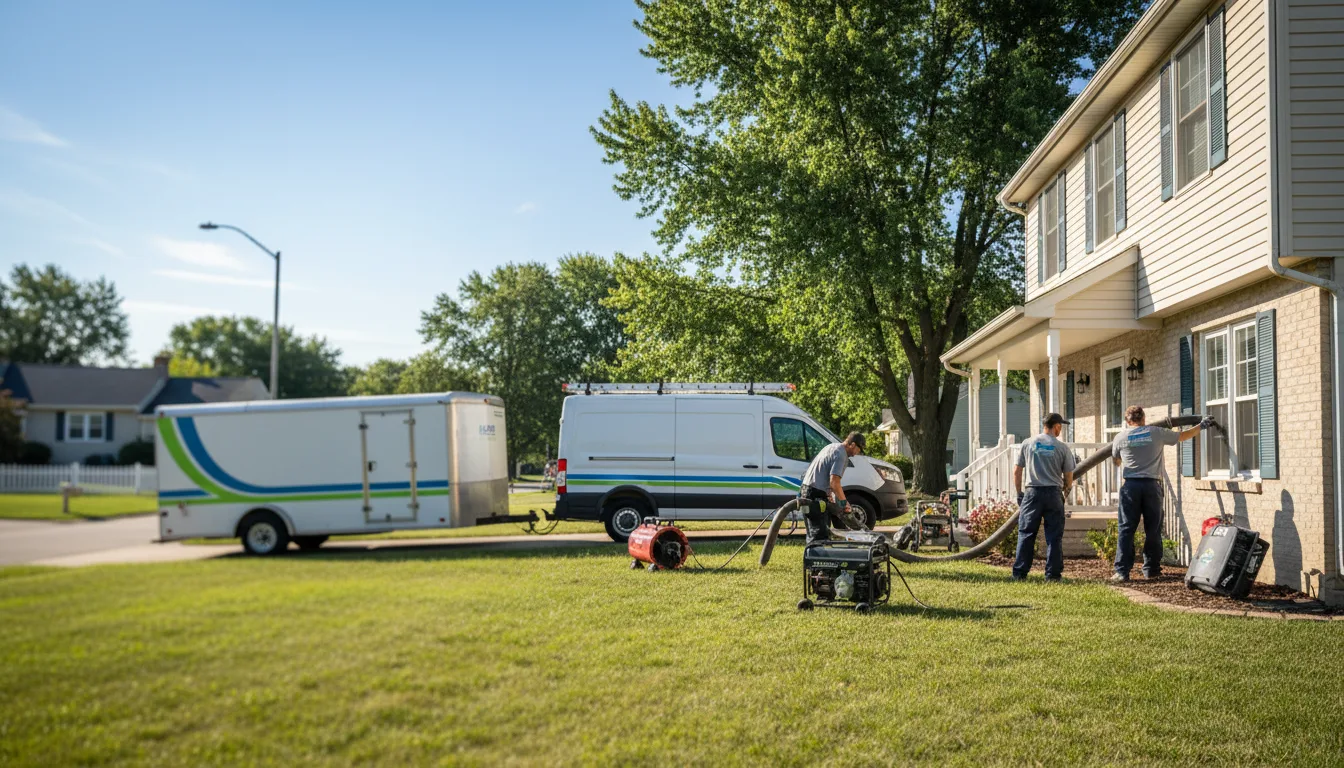 Flooded Basement Restoration And Cleanup With Repair in North Star, MI near me